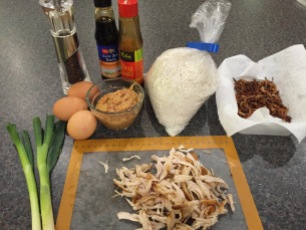 Ingredients for Nasi Goreng