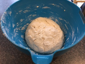 Resting the roti dough