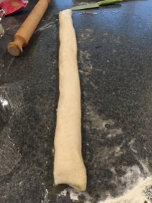 Rolled up roti