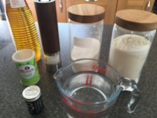 Ingredients for yovo doko fritters
