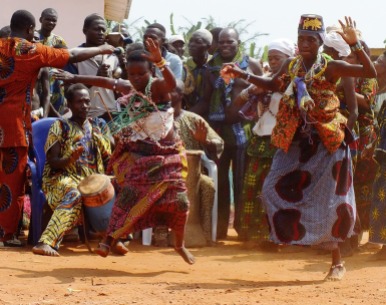 Voodoo celebrations Benin