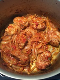 Alentejana pork and clam stew (carne de porco a alentejana)