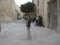 Me in Mdina, Valetta, Malta in 2008