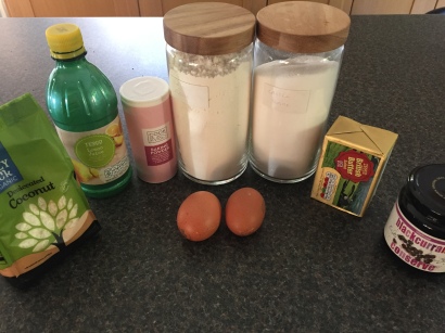 Ingredients for Louise Cake
