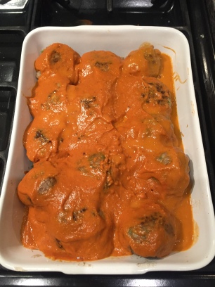 Jo jo meat balls (made with beef, green pepper, potato and egg)